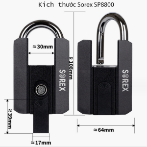 Khóa Bấm Thông Minh Sorex SP8800 13 SOREX SP8800 00777